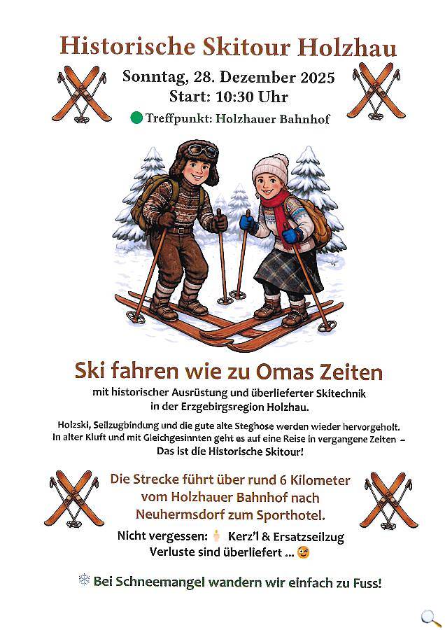 Historische Skitour Holzhau