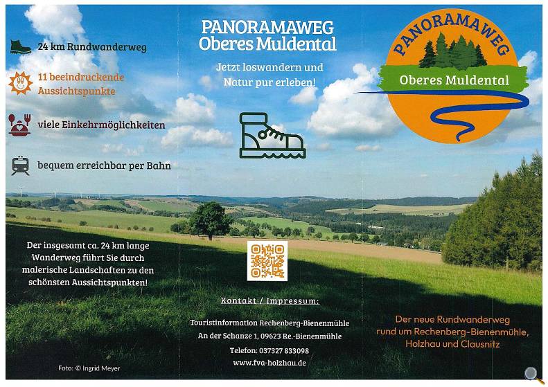 Flyer Panoramaweg Vorderseite