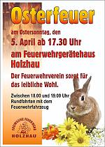 Osterfeuer in Holzhau am 05.April ab 17.30 Uhr