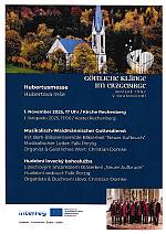 Hubertusmesse 01. 11. 2025<br> 17 Uhr / Kirche Rechenberg